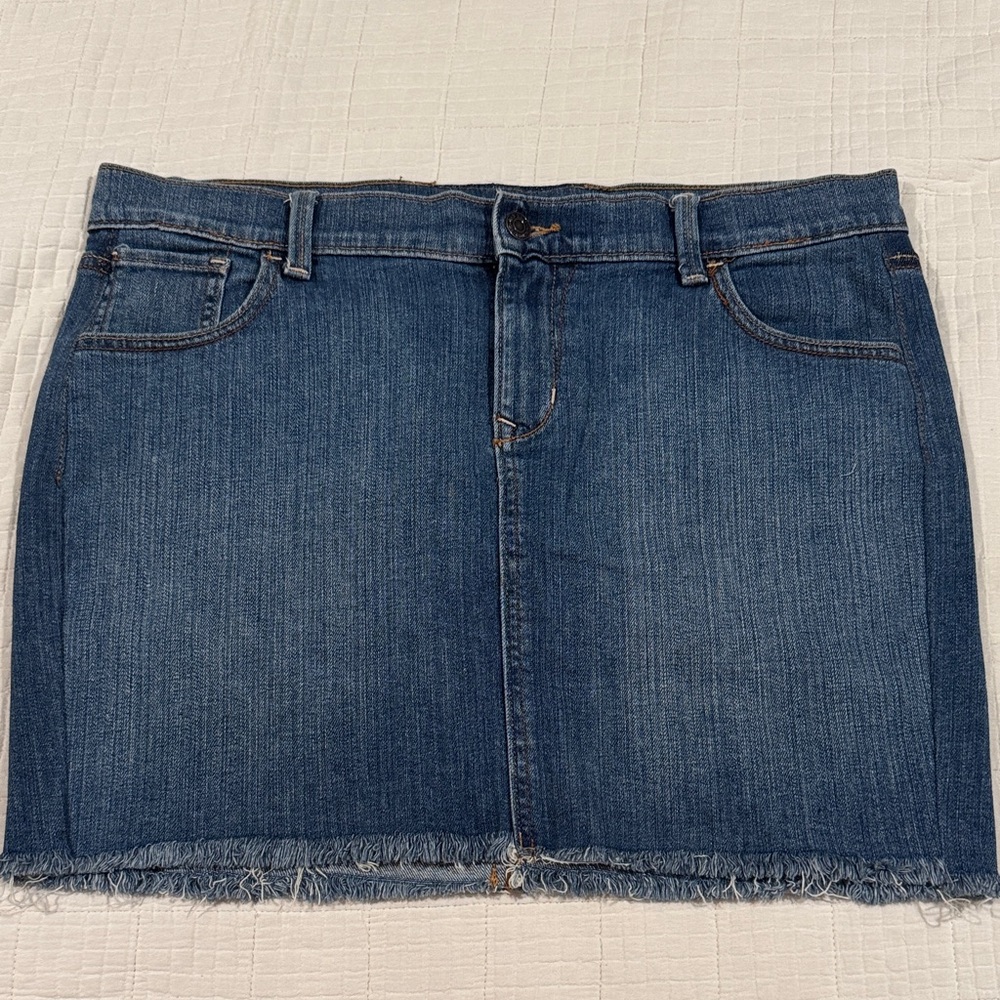 Classic Blue Denim Skirt